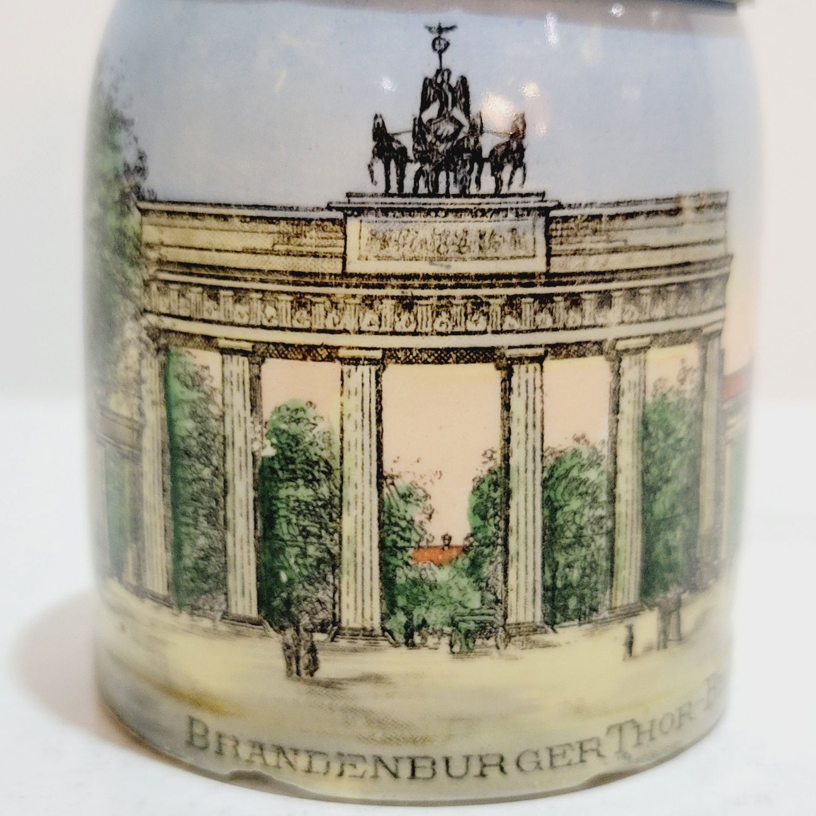 Pottery Stein, German Beer Stein, Brandenburger Thor - Berlin - 5