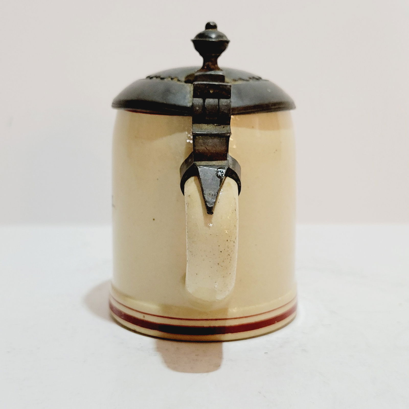 Pottery Stein, German Beer Stein, Grus aus Bremen - 4