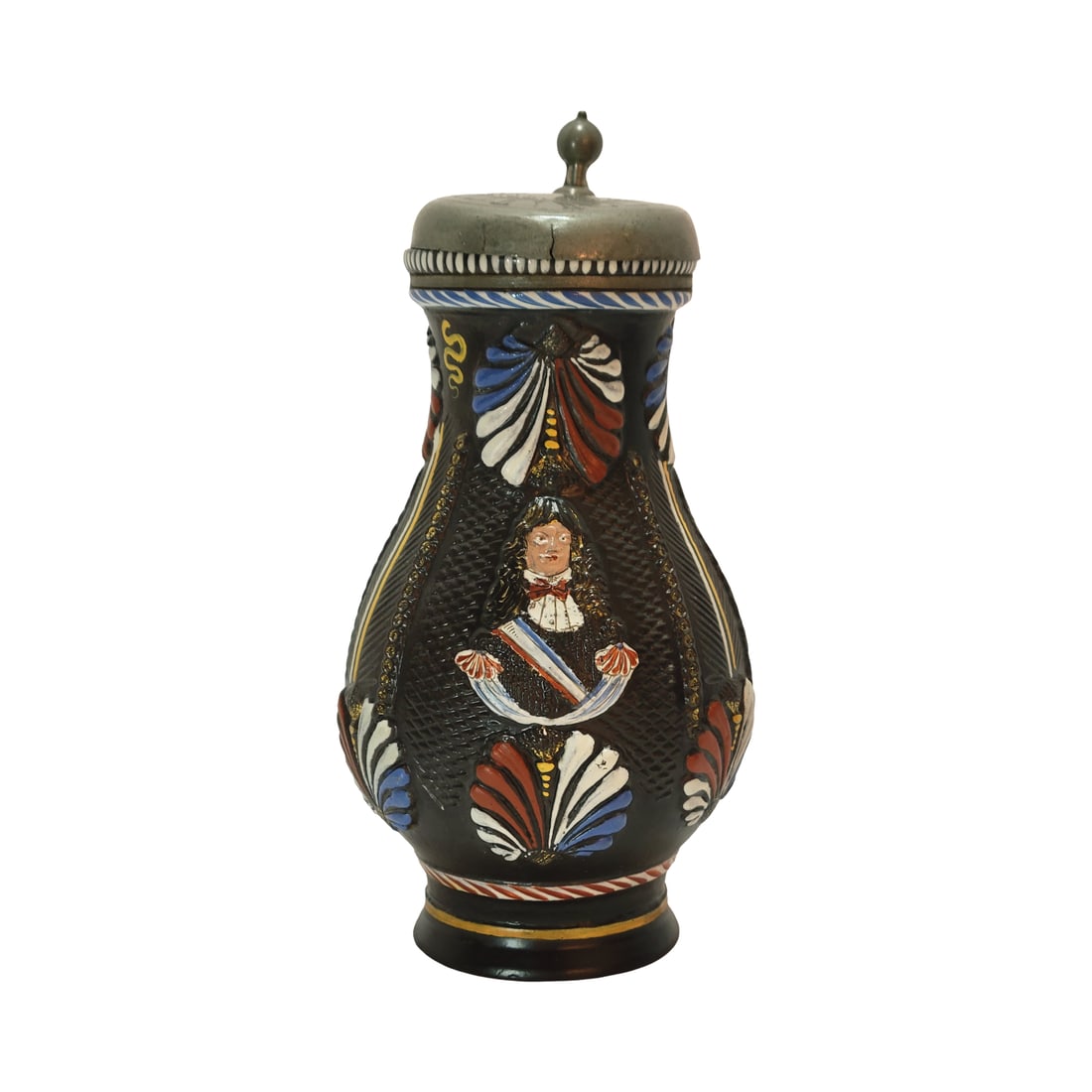 Stoneware Stein, German Beer Stein, Dippoldiswalde Portrait Stein (1 of 11)