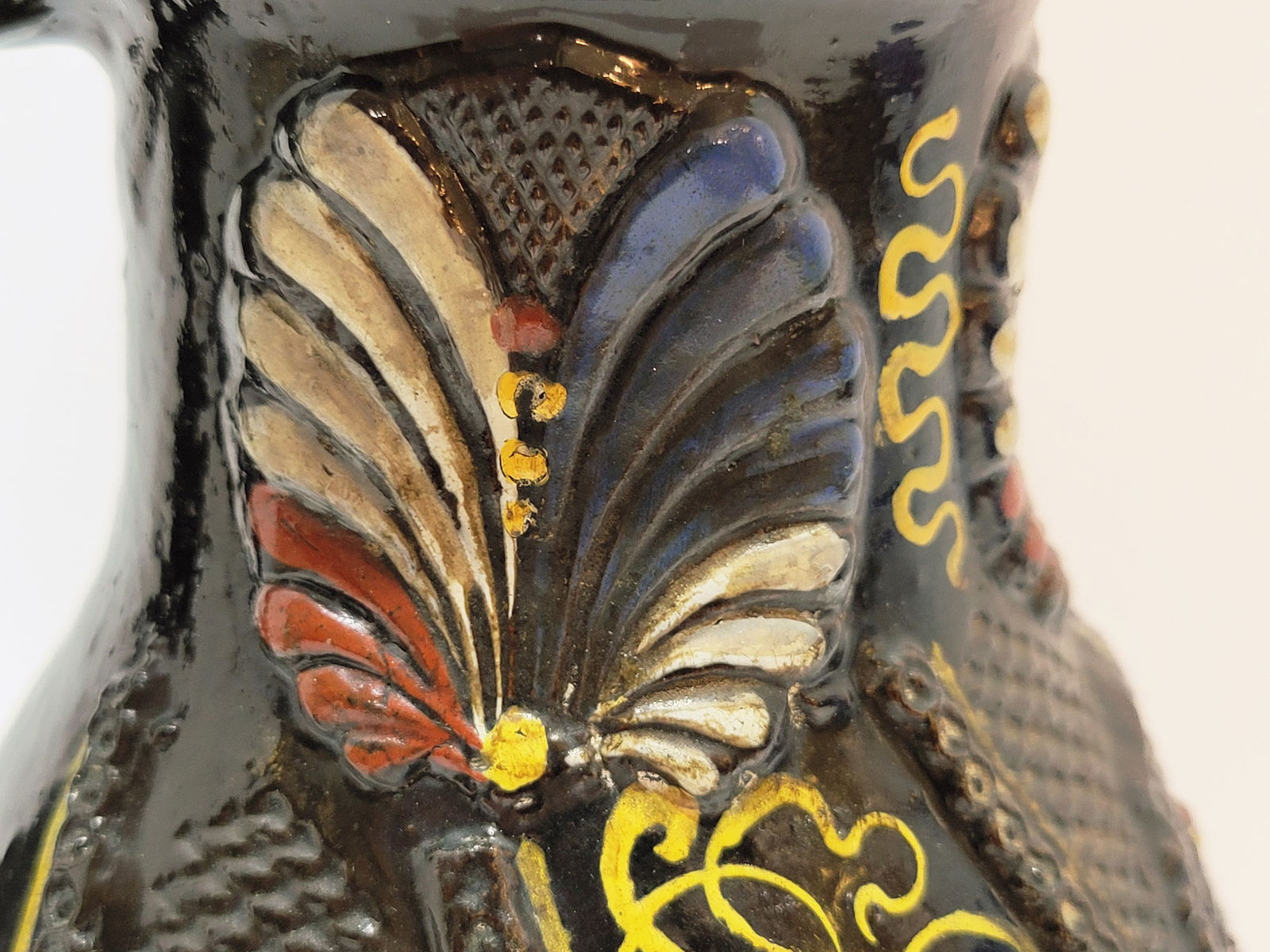 Stoneware Stein, German Beer Stein, Dippoldiswalde Double head Imperial Eagle Stein - 5