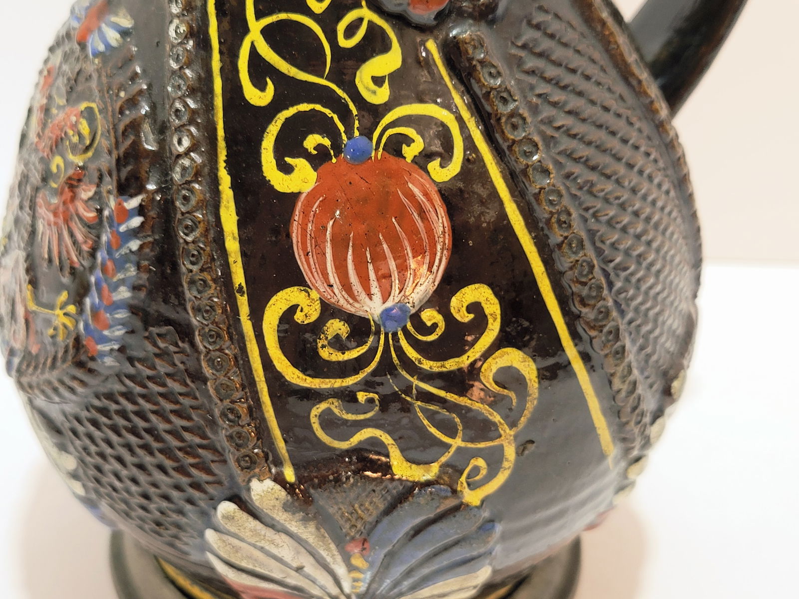 Stoneware Stein, German Beer Stein, Dippoldiswalde Double head Imperial Eagle Stein - 8