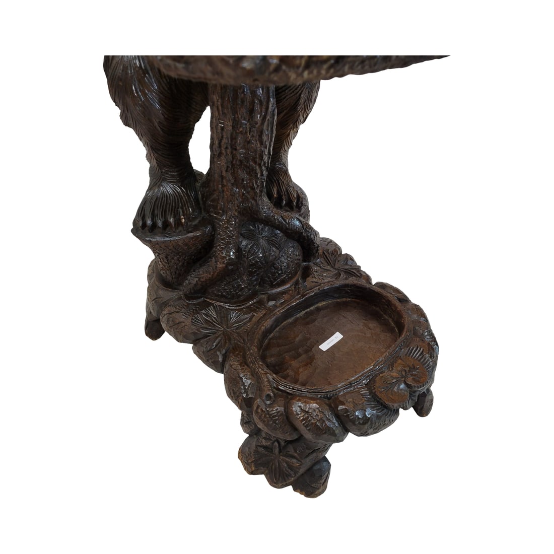 Black Forest Bear Hall Tree, Swiss Linden Wood Tree - 4