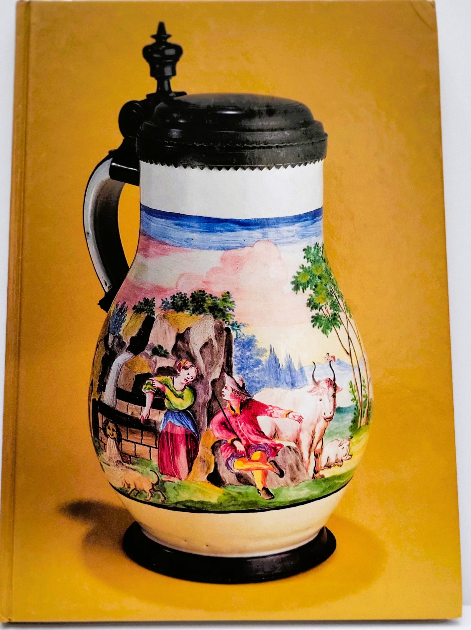 Peter Vogt, German Antique Book, Faience and Stoneware from Four Centuries - 2001: 123 Pictures of various faience and early stoneware steins and other items in color and hard back, excellent reference book, circa 2001