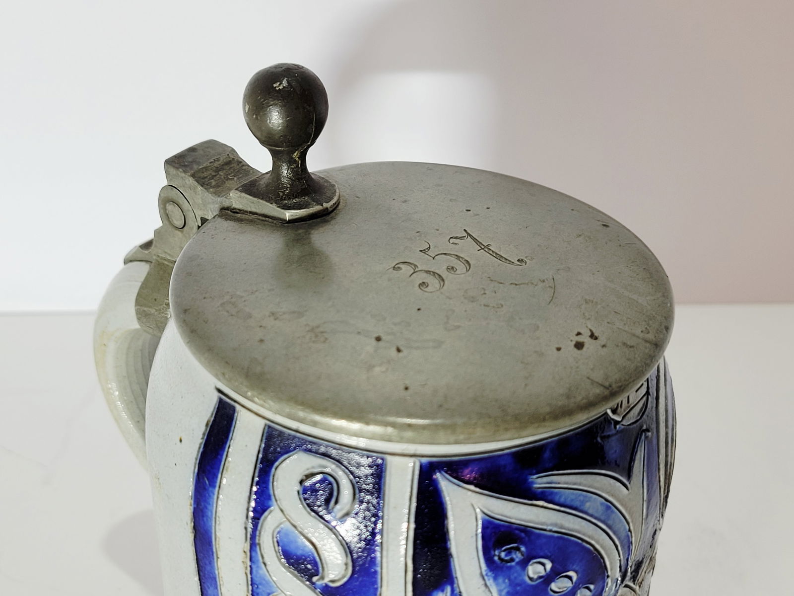 Beer Stein, German Beer Stein, Westerwald Stein - 8