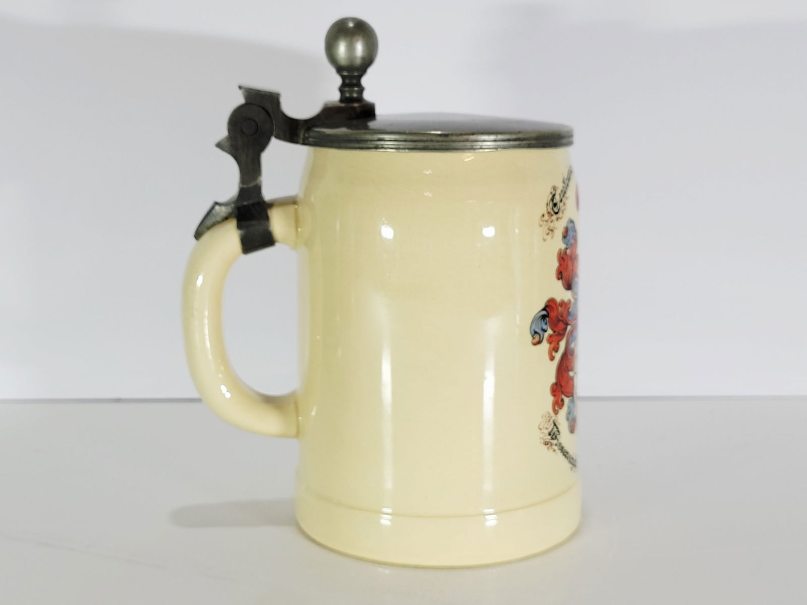 Pottery Stein, German Beer Stein, Student Association Stein - 2