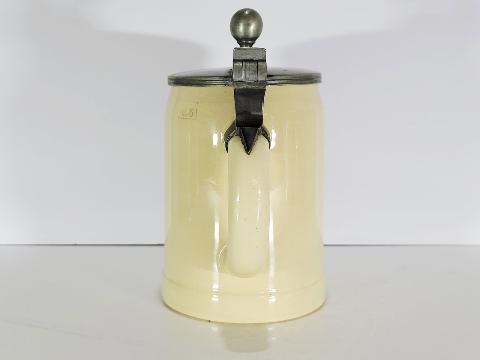 Pottery Stein, German Beer Stein, Student Association Stein - 4