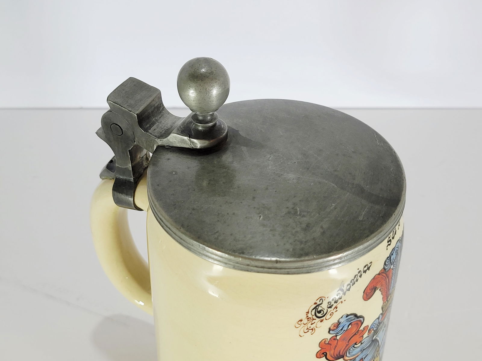 Pottery Stein, German Beer Stein, Student Association Stein - 8