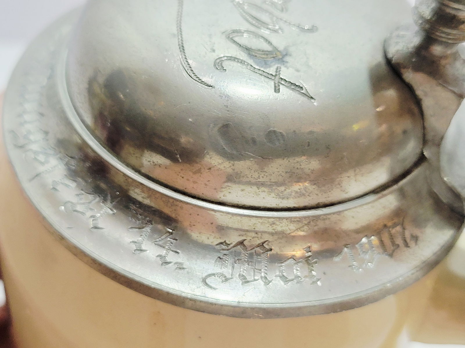 Pottery Stein, German Beer Stein, Student Association Stein - 13