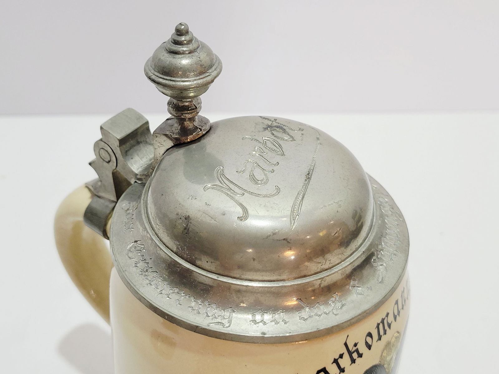 Pottery Stein, German Beer Stein, Student Association Stein - 15