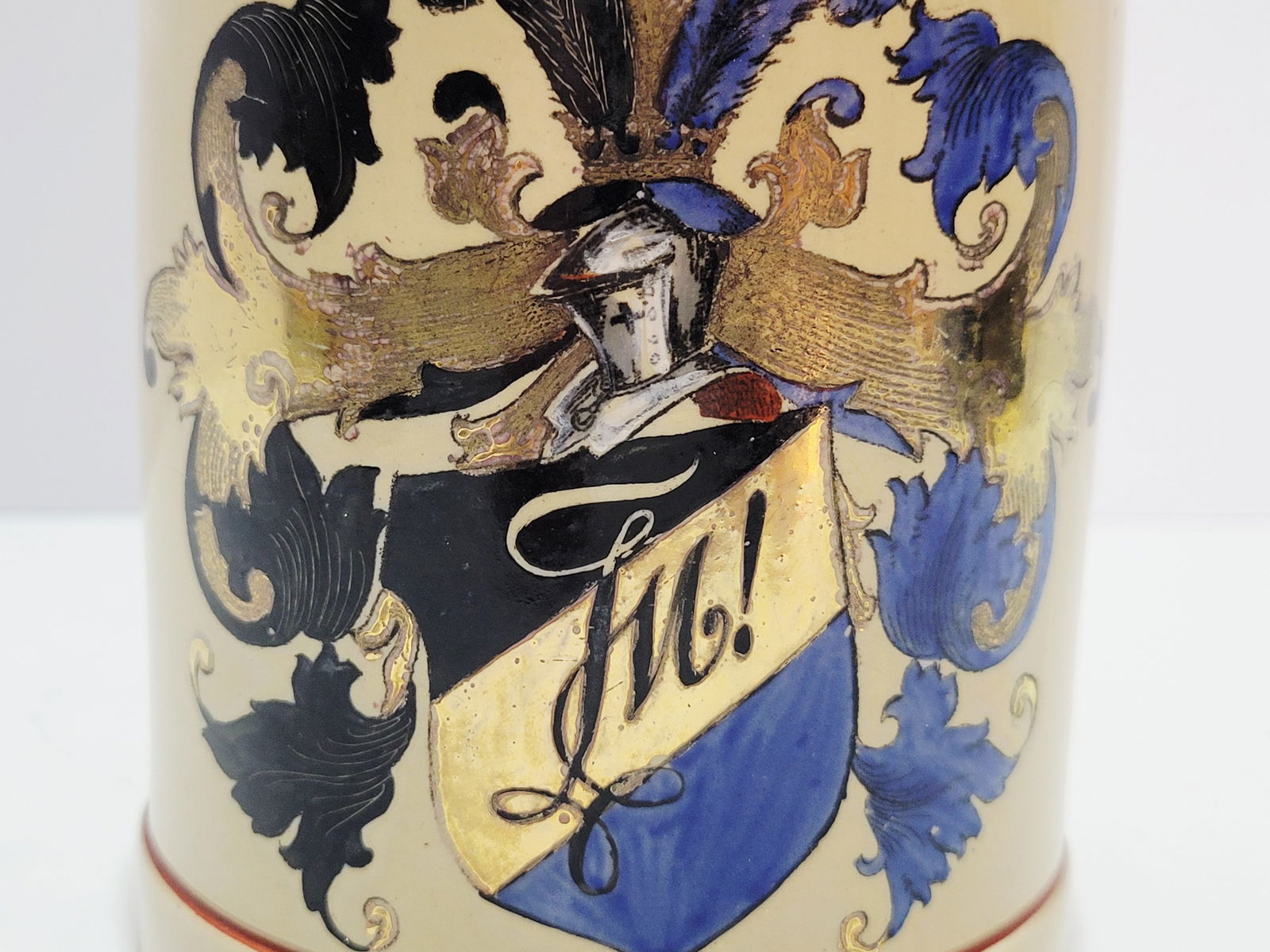 Pottery Stein, German Beer Stein, Student Association Stein - 6