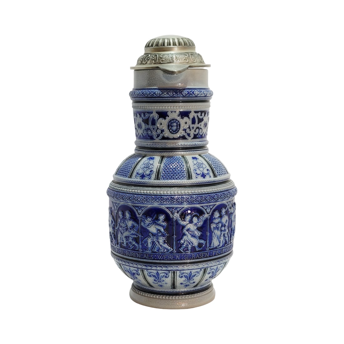 Marzi & Remy Stein #889, German Beer Stein, Peasants Dancing (1 of 14)