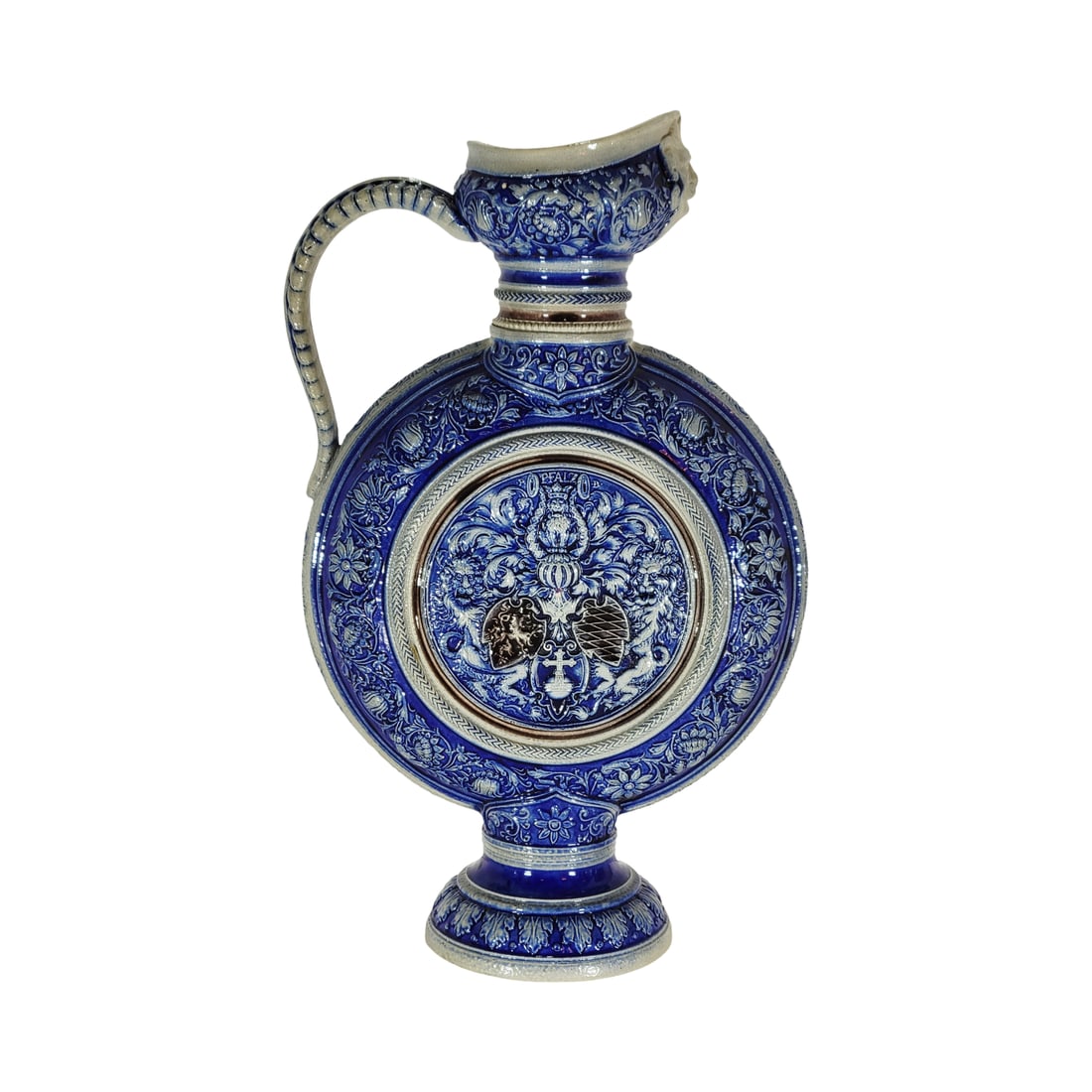 Simon Peter Gerz Ewer #776B, German Pitcher, Trier Pfalz Coat of Arms Ewer (1 of 13)