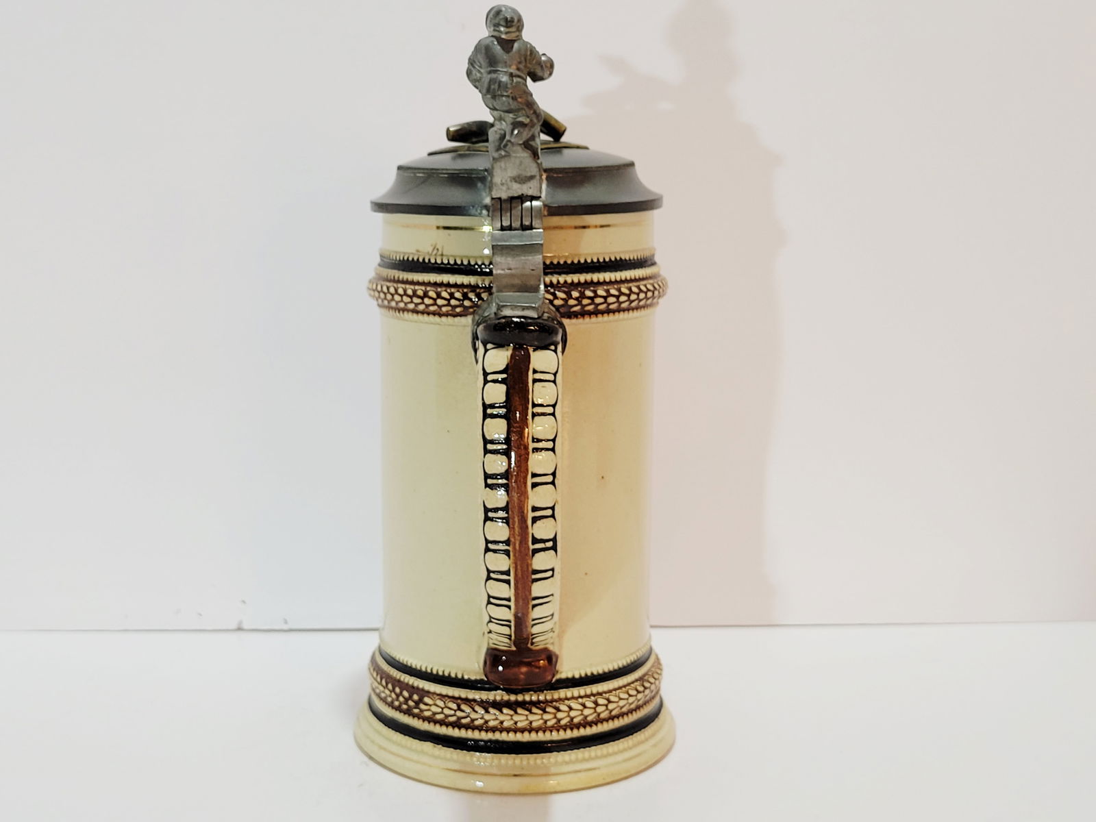 Pottery Stein, German Beer Stein, Bowling Stein - 4