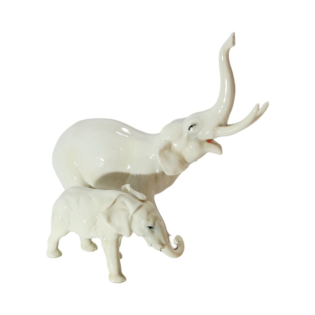 Karl ENS Porcelain, German Figurine, Pair of Elephant Figurines (1 of 11)