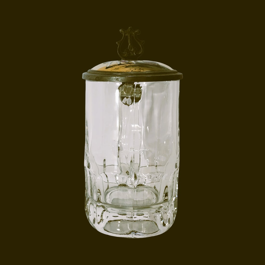 Glass Stein, German Beer Stein, Child's Stein (1 of 9)