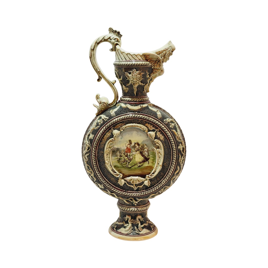 Adolf Diesinger Ewer #653, German Ewer, Festive Scenes - Large Ewer (1 of 13)