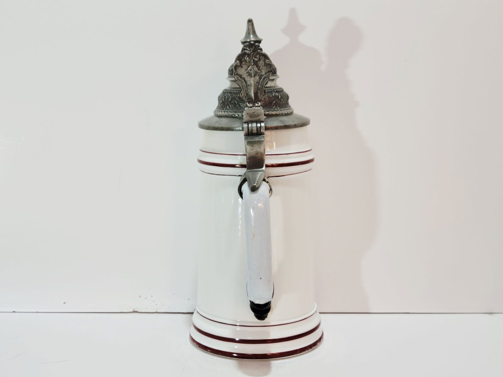 Antique Stein, German Beer Stein, Bootmaker Occupational Stein - 4