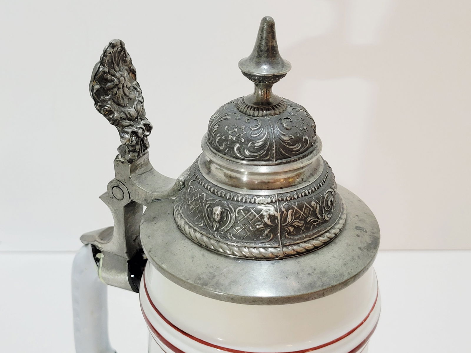 Antique Stein, German Beer Stein, Bootmaker Occupational Stein - 8