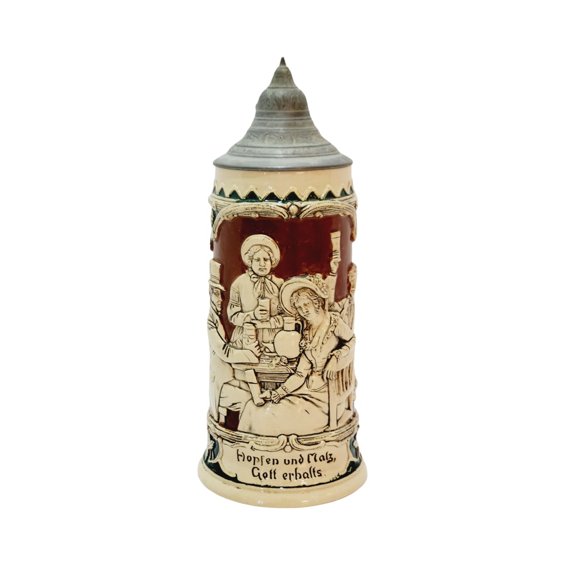 A. J. Thewalt #507, German Beer Stein, Germans Drinking (1 of 14)