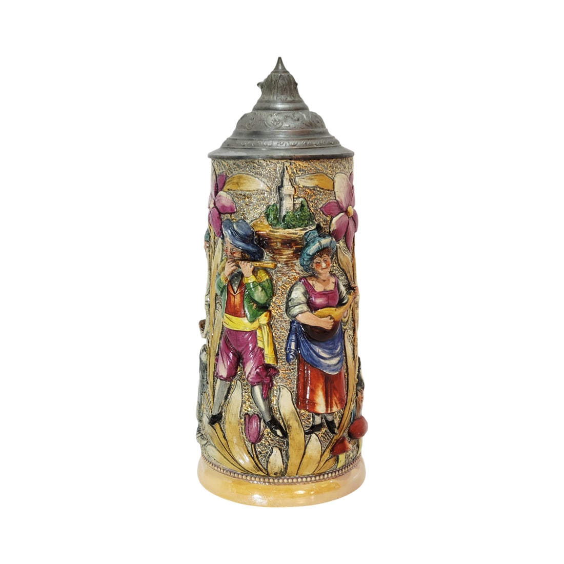 Adolf Diesinger #802, German Beer Stein, Musicians (1 of 15)