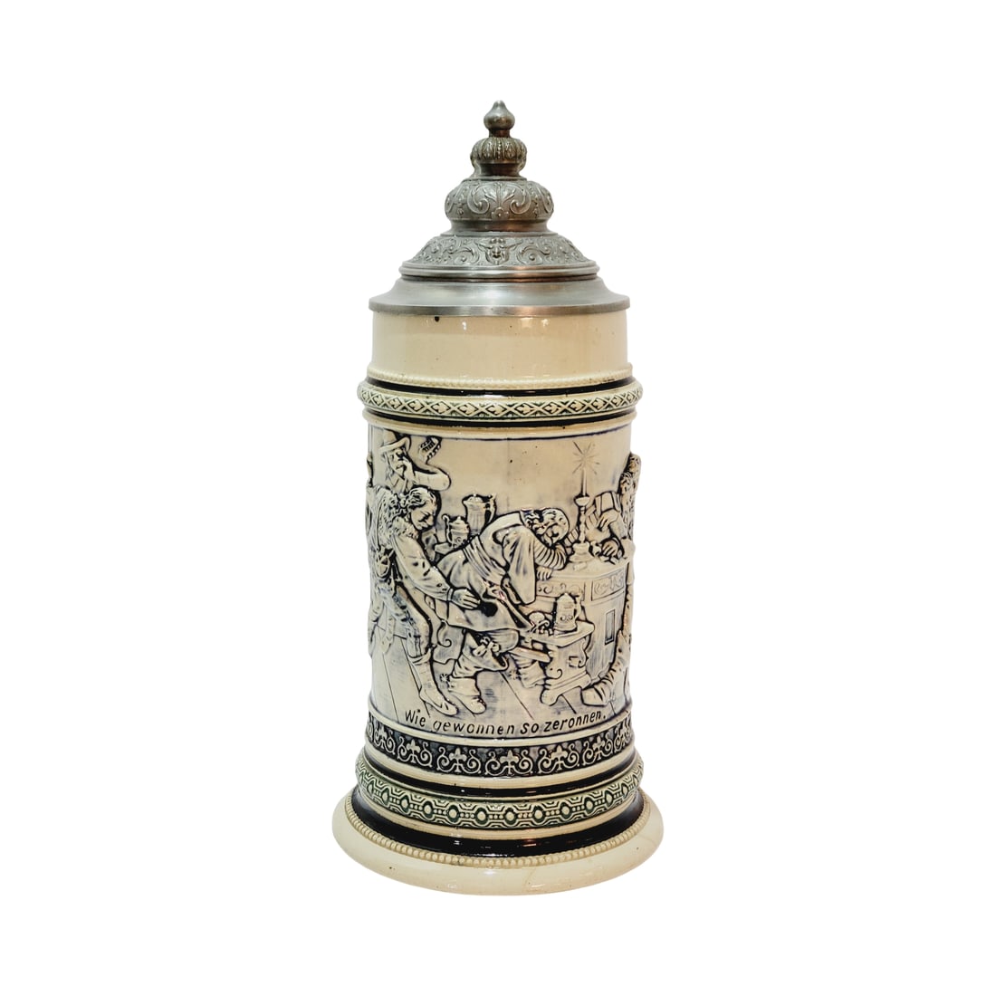 Reinhold Hanke #779, German Beer Stein, Thief Stealing Drinker?s Purse (1 of 18)