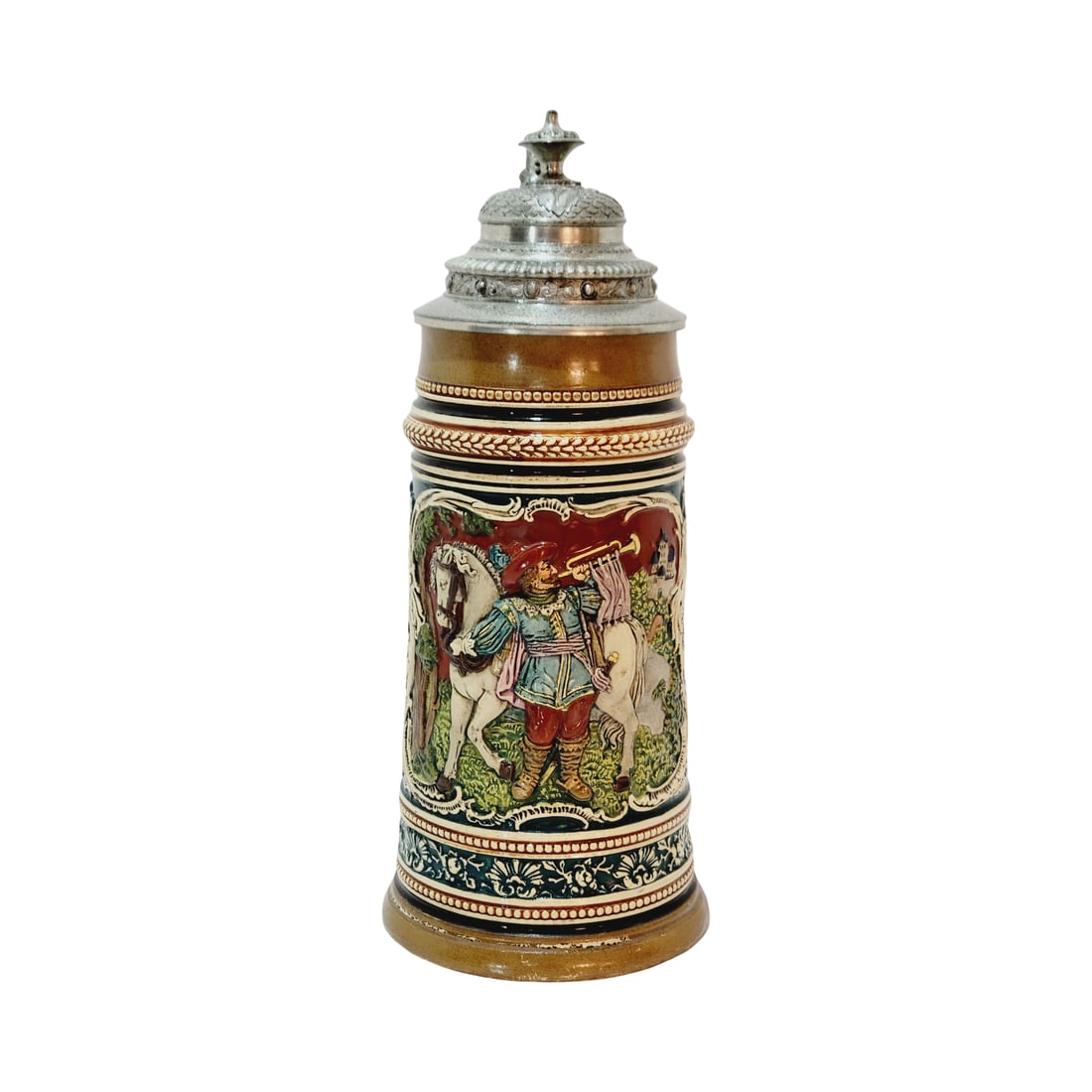 A. J. Thewalt #17, German Beer Stein, Trumpeter of S?ckingen (1 of 11)