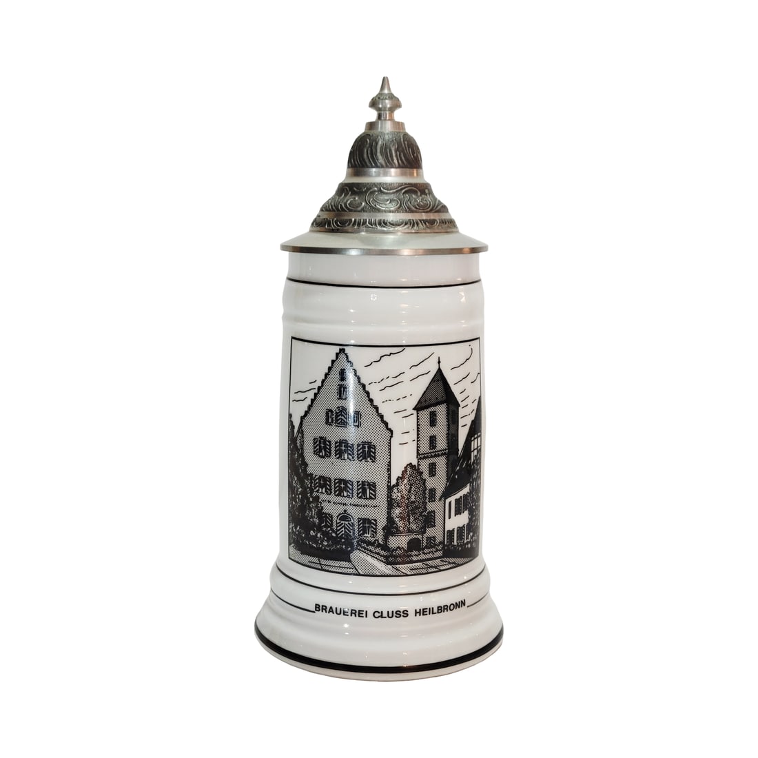 Porcelain Stein, German Beer Stein, Brauerei Cluss Heilbronn (1 of 11)
