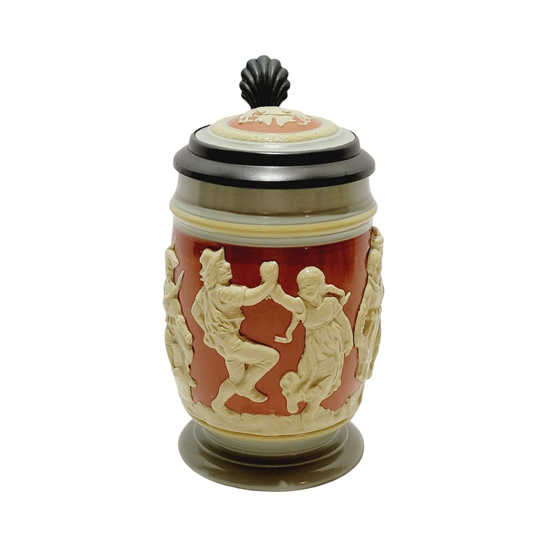 Mettlach Stein #2086, German Beer Stein, Peasants Dancing (1 of 7)