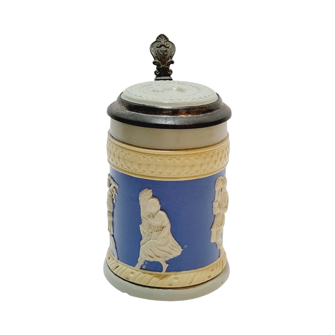 Mettlach Stein #171, German Beer Stein, Twelve Months Stein (1 of 7)