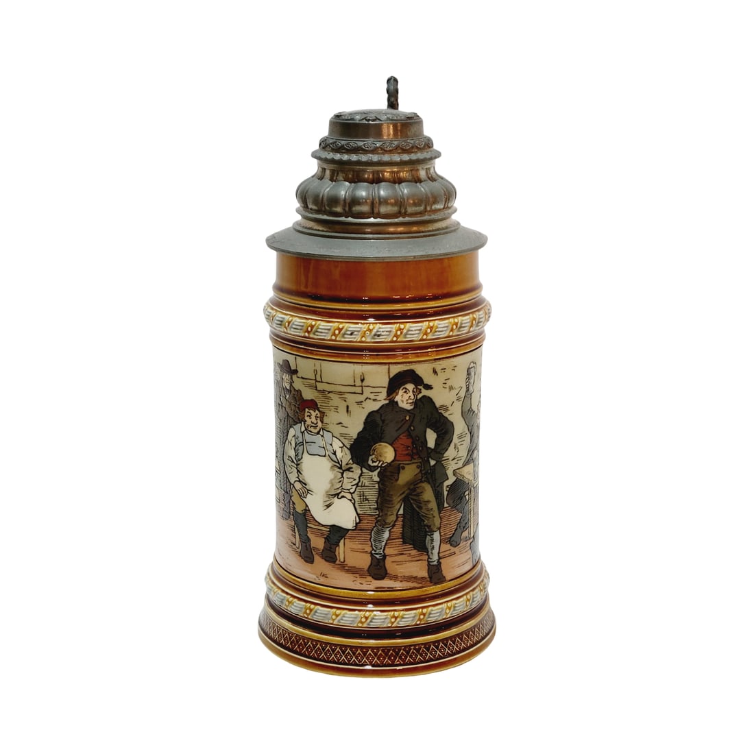 Mettlach Stein #1403, German Beer Stein, Bowling (1 of 10)