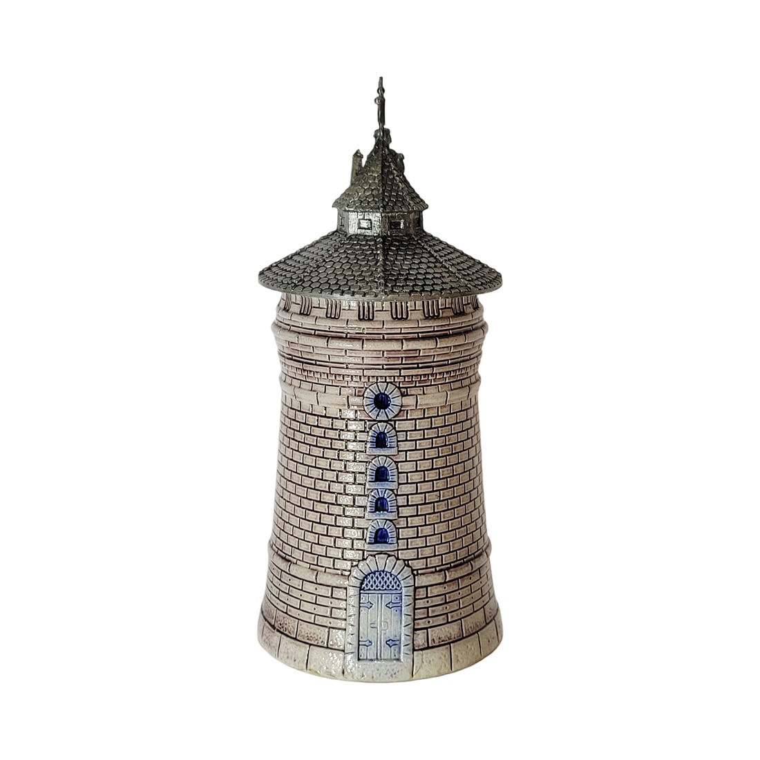 Merkelbach & Wick for Theodor Wieseler, German Character Beer Stein, Nuremberg Tower (1 of 11)