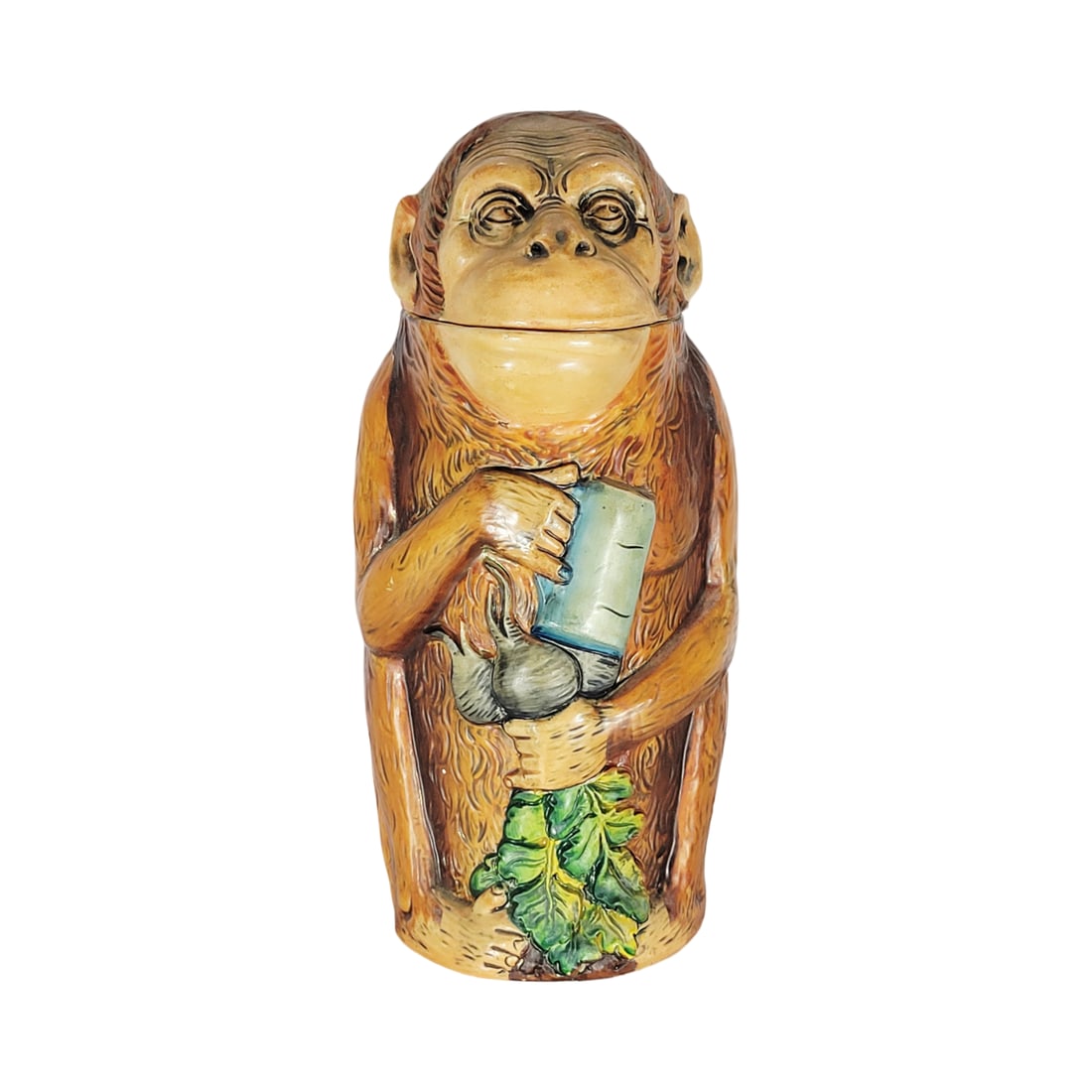 Eckert & Engler #421, German Character Beer Stein, Monkey Holding Beer Stein & Radishes (1 of 10)