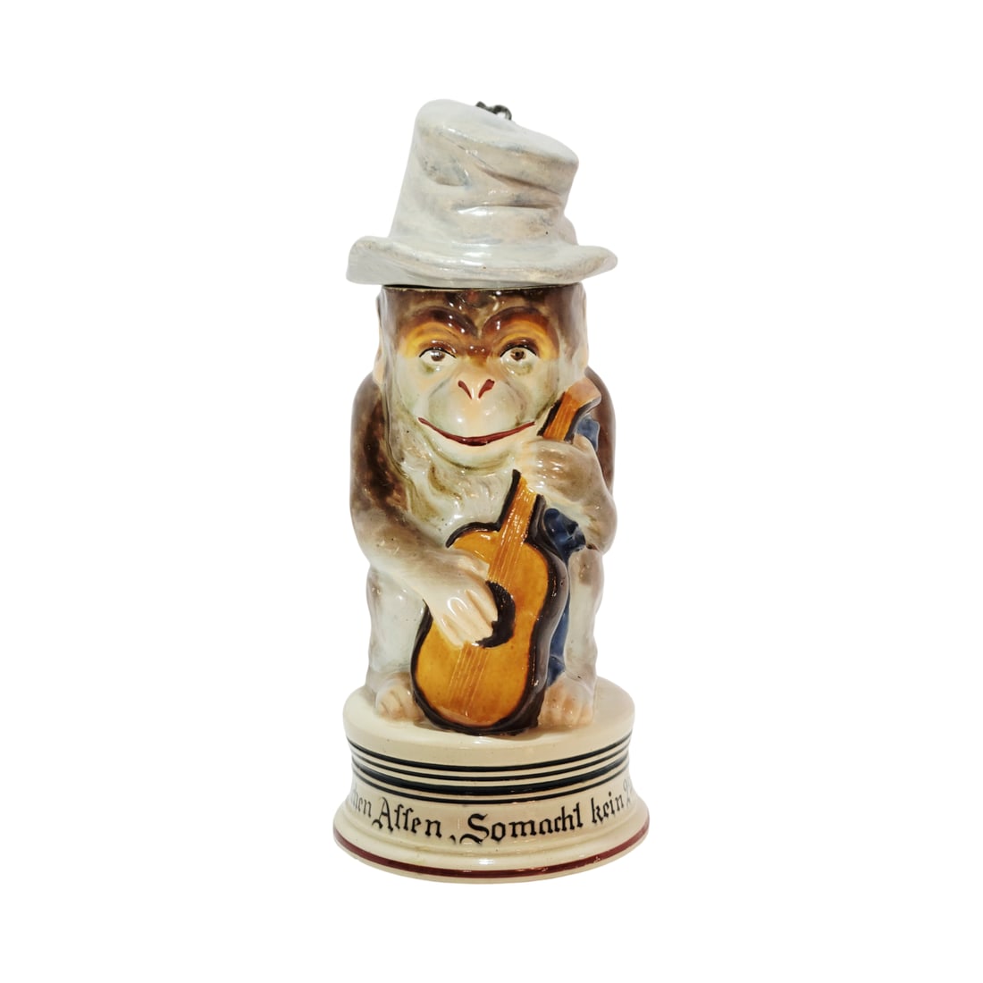Reinhold Merkelbach #661, German Character Beer Stein, Musical Monkey (1 of 16)