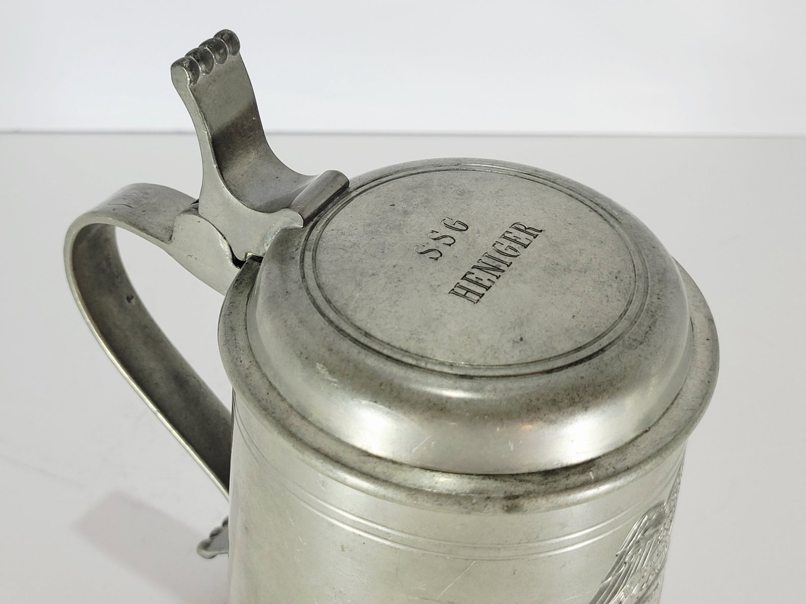 Pewter Stein, German Beer Stein, Presentation Stein - 10