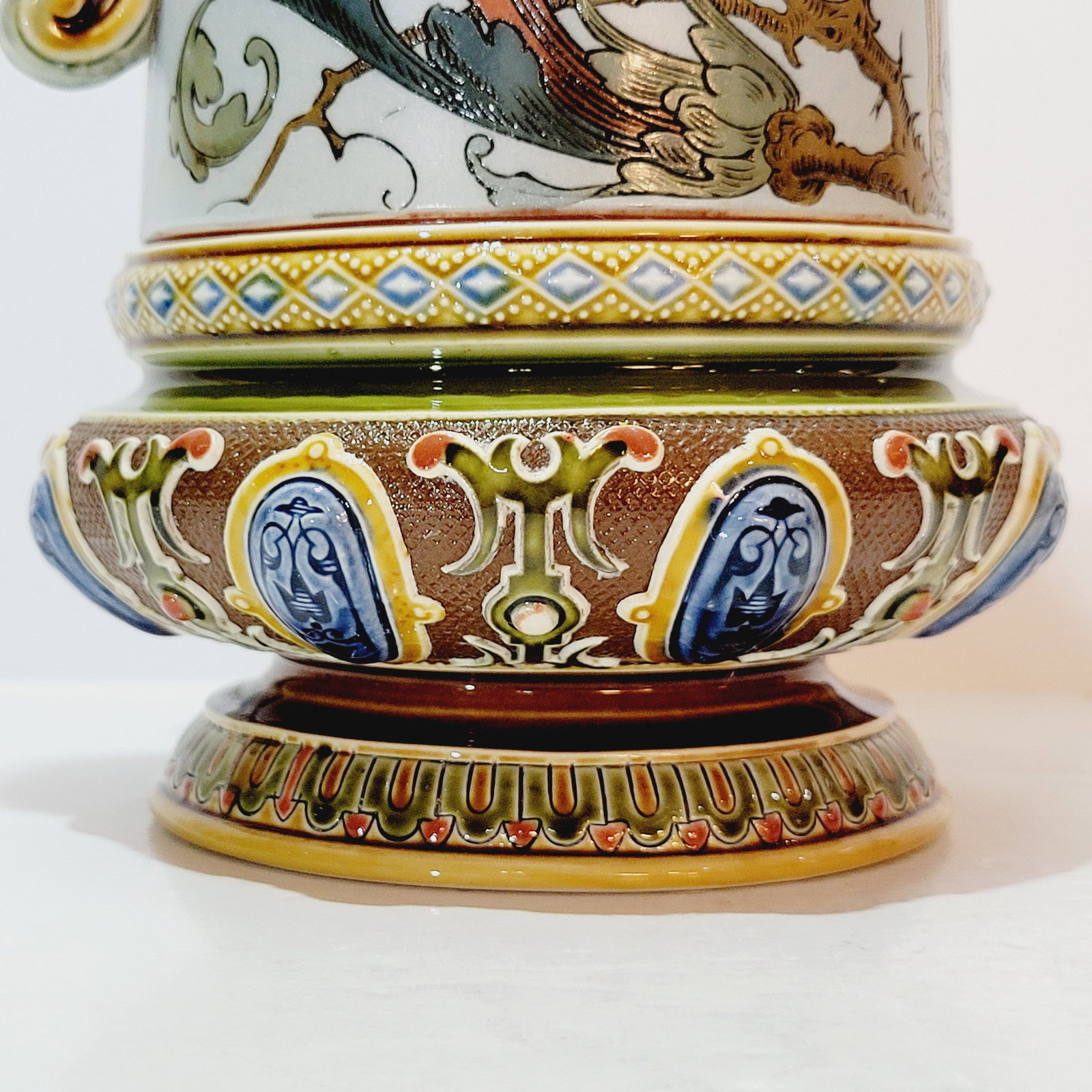 Villeroy & Boch Mettlach Stein #1734, German Beer Stein, Lovers Stein - 6