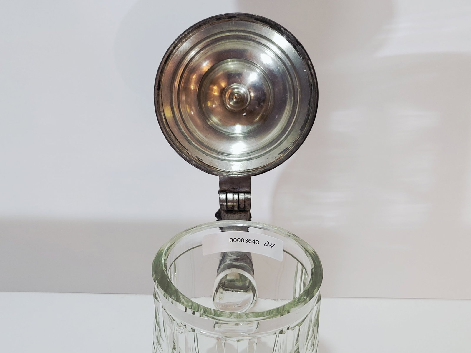 Glass Stein, Bohemian Beer Stein, Initial Stein - 10