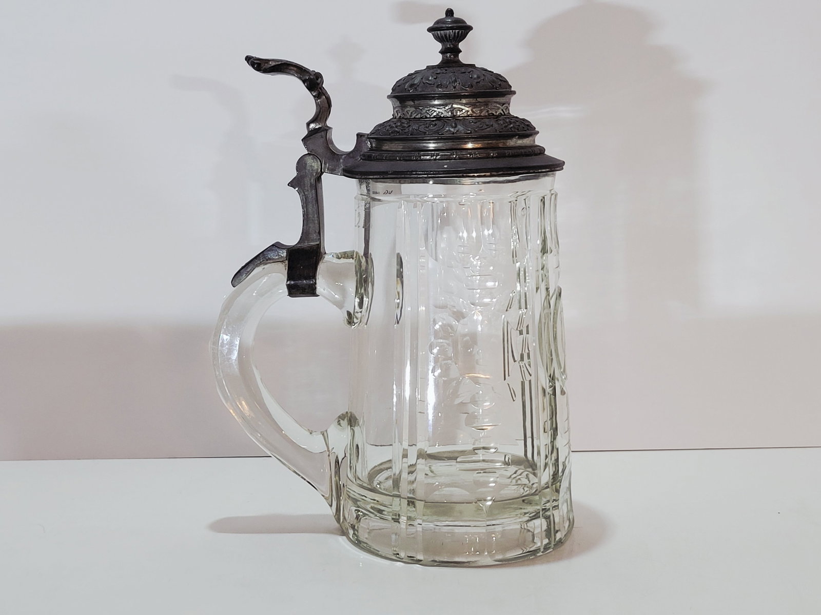 Glass Stein, Bohemian Beer Stein, Initial Stein - 2