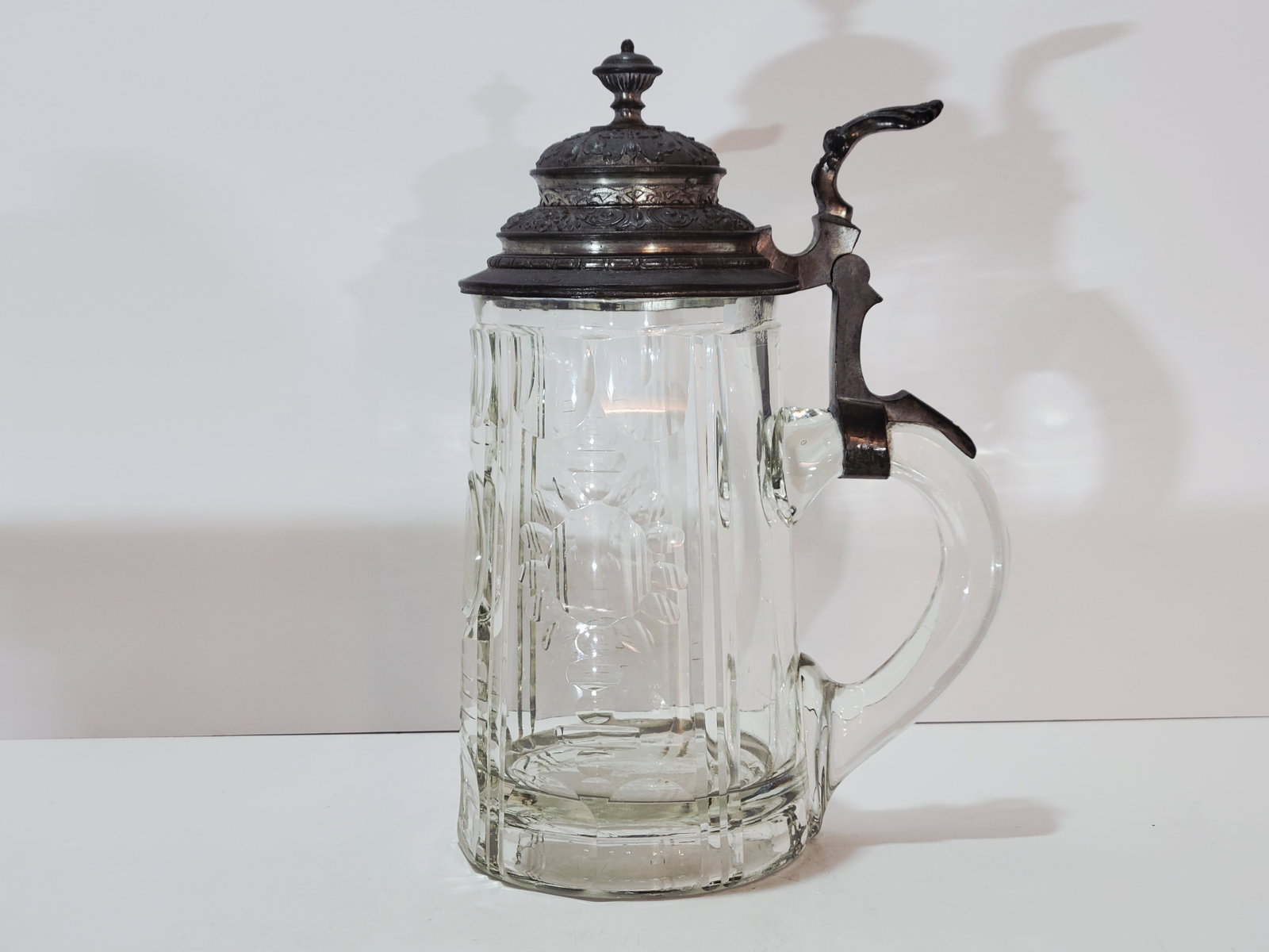 Glass Stein, Bohemian Beer Stein, Initial Stein - 3