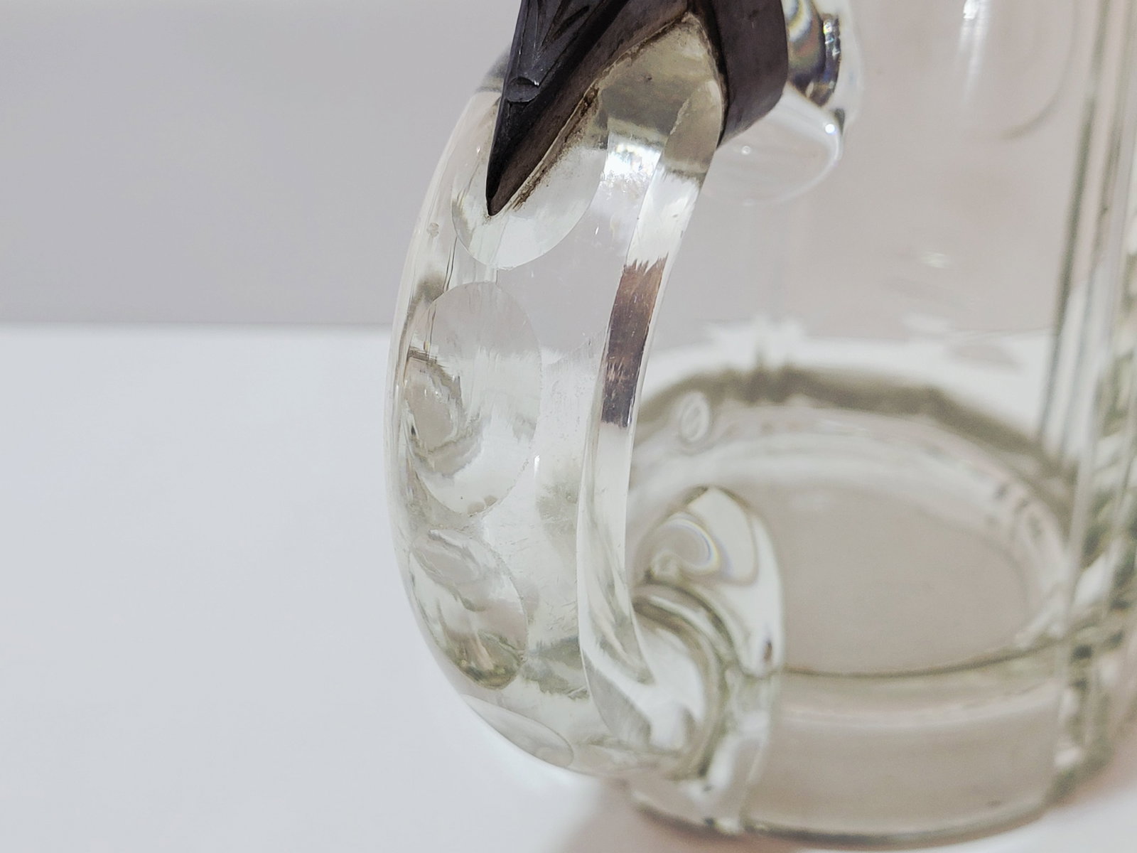 Glass Stein, Bohemian Beer Stein, Initial Stein - 5
