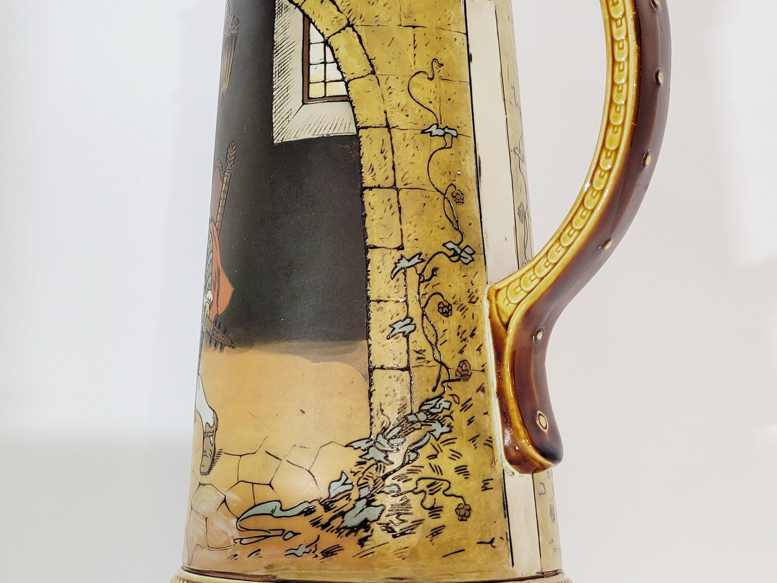 Villeroy & Boch Mettlach Stein #2780, German Beer Stein, Lovers - 10