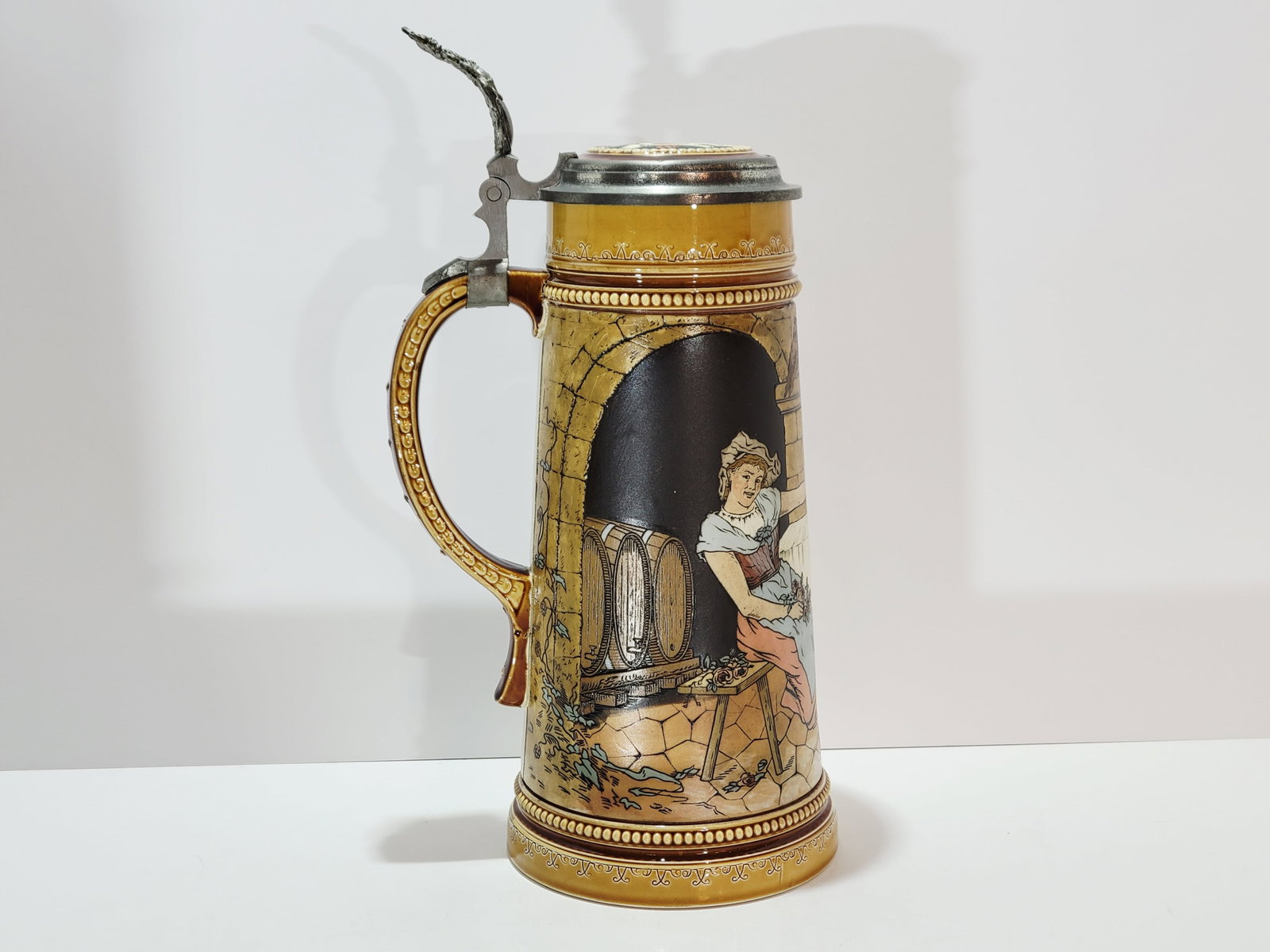 Villeroy & Boch Mettlach Stein #2780, German Beer Stein, Lovers - 2