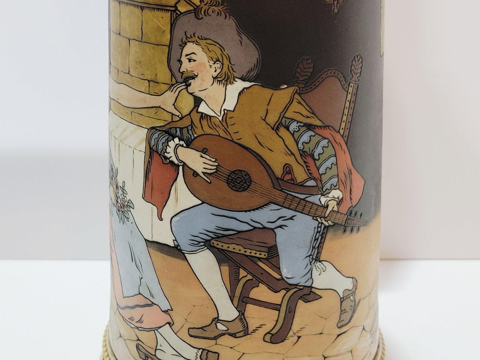 Villeroy & Boch Mettlach Stein #2780, German Beer Stein, Lovers - 8