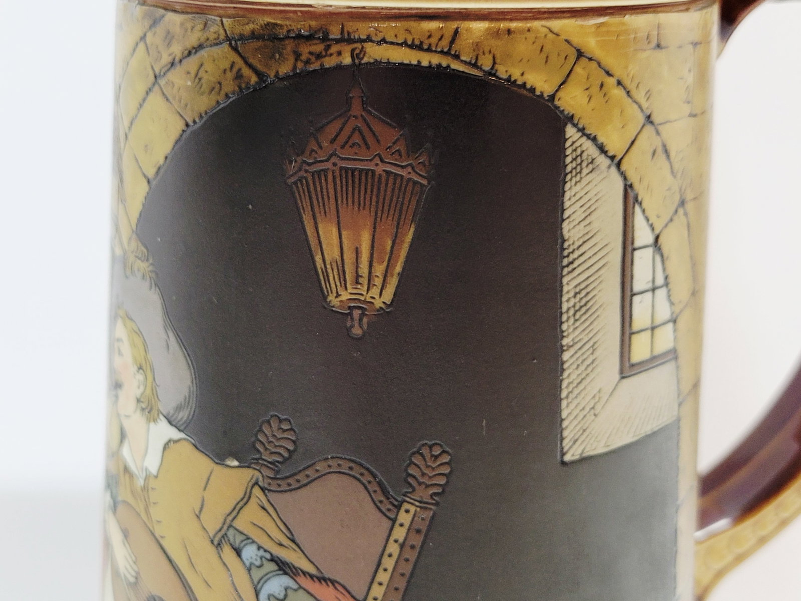 Villeroy & Boch Mettlach Stein #2780, German Beer Stein, Lovers - 9