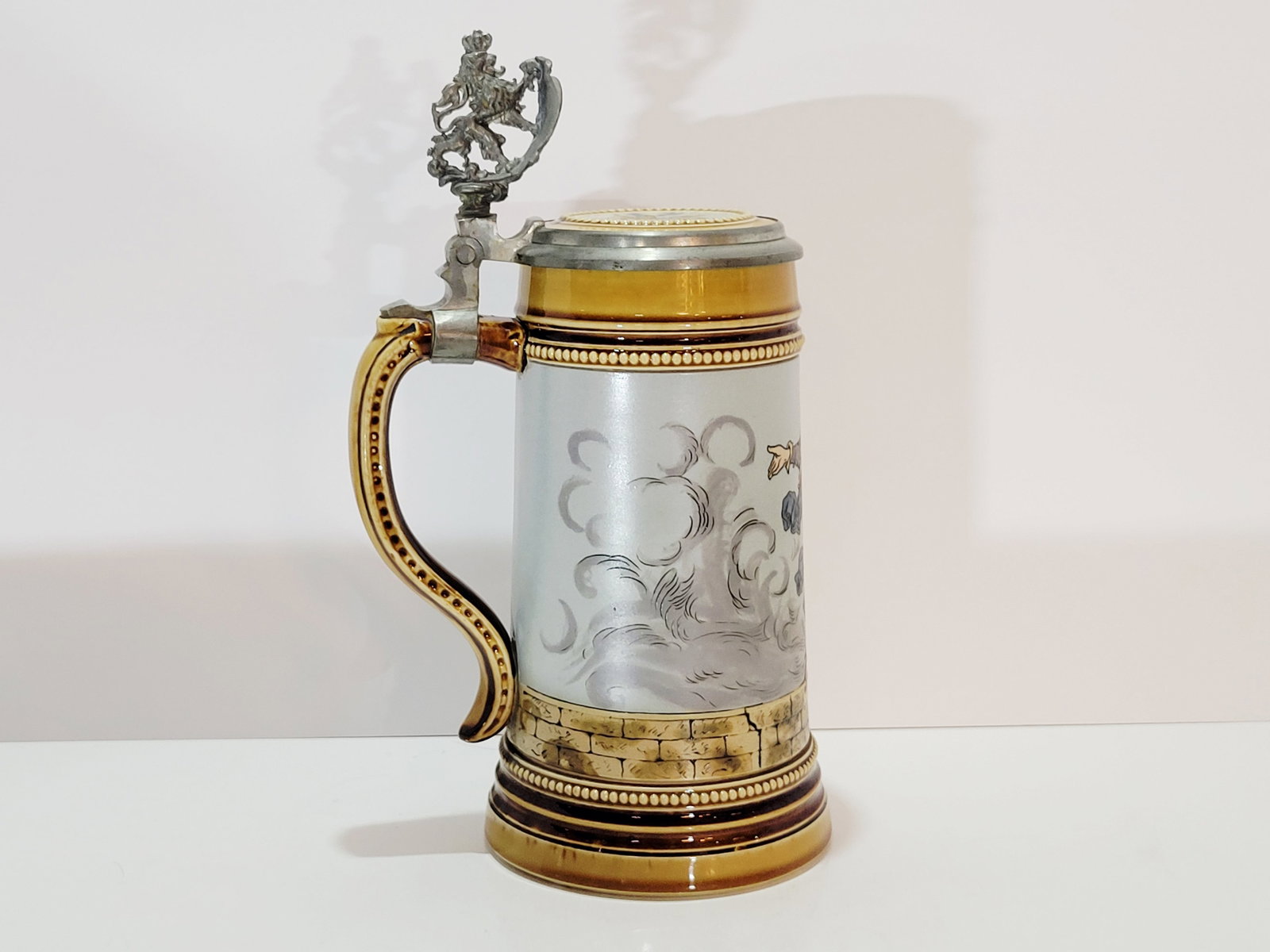 Villeroy & Boch Mettlach Stein #2767, German Beer Stein, Munich Child - 2