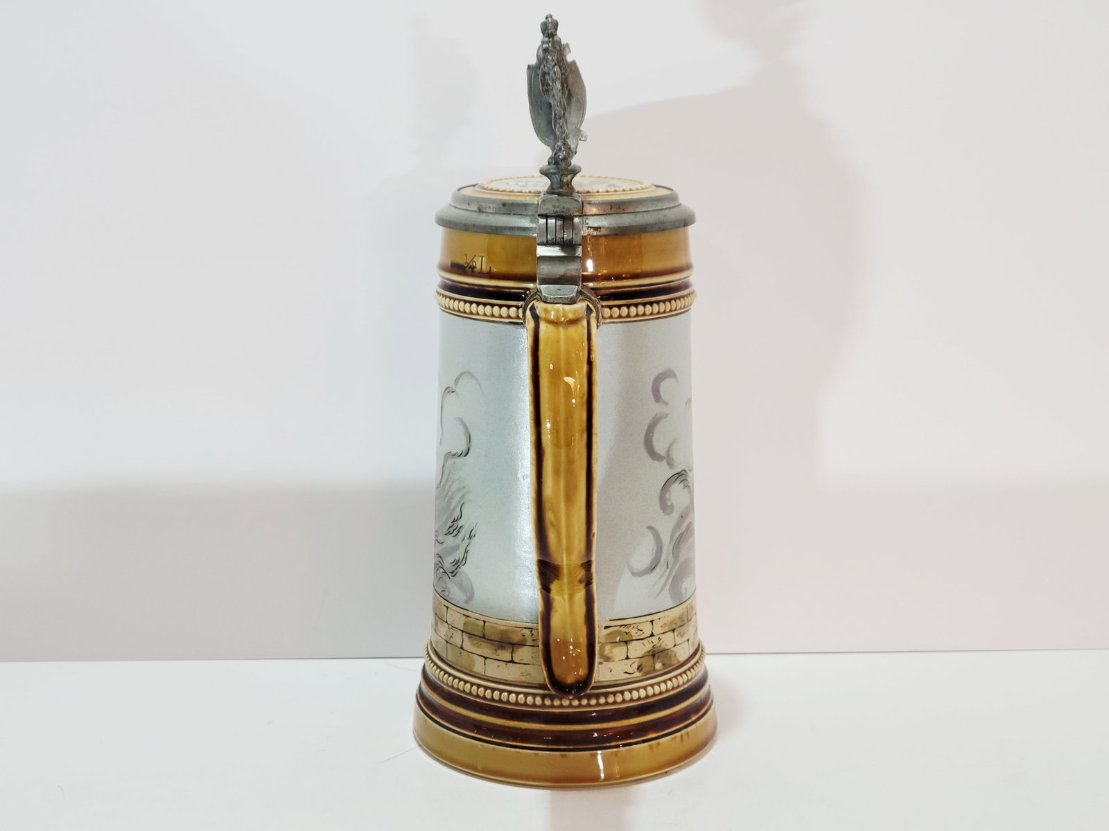 Villeroy & Boch Mettlach Stein #2767, German Beer Stein, Munich Child - 4