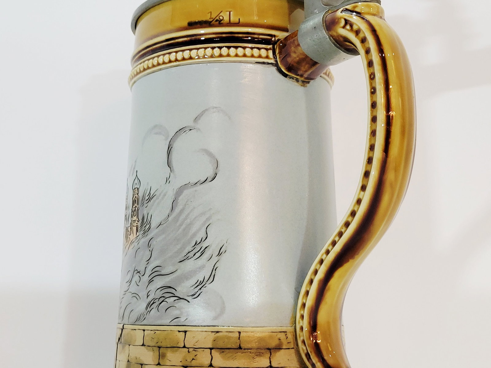 Villeroy & Boch Mettlach Stein #2767, German Beer Stein, Munich Child - 9