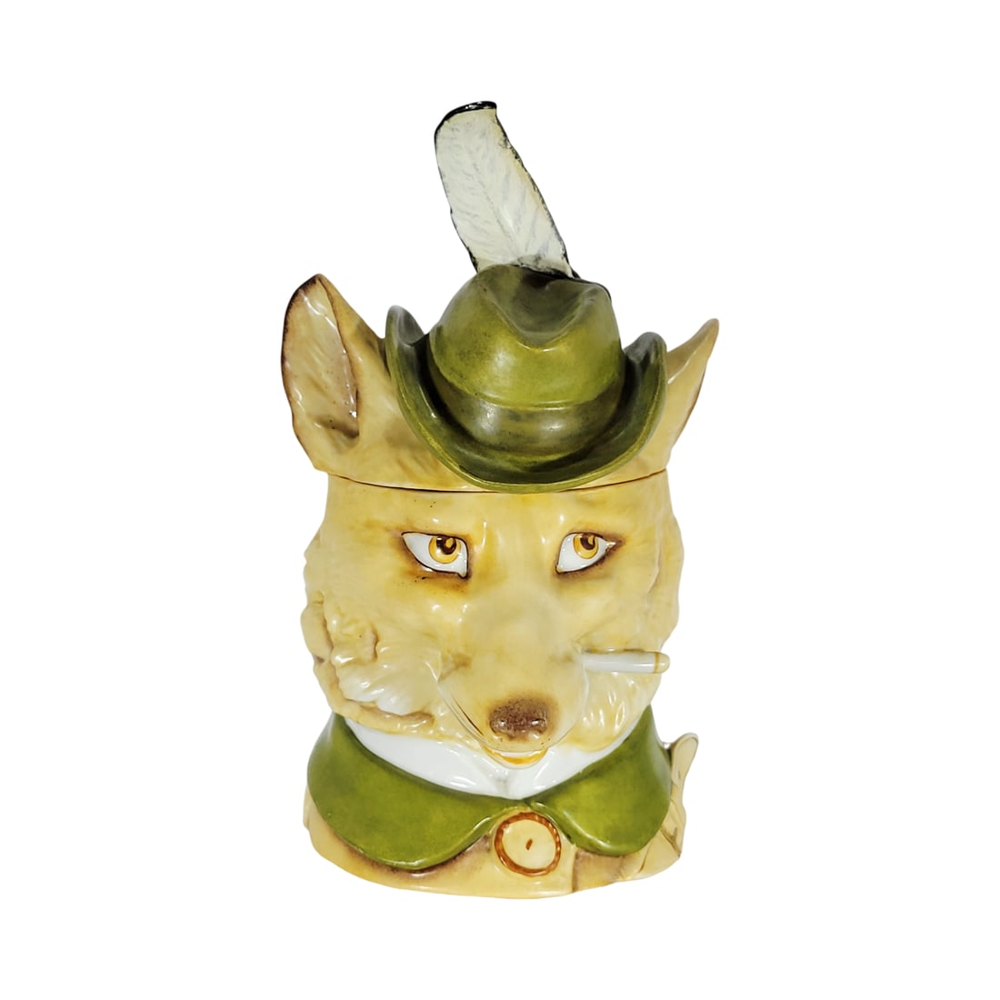 Schierholz & Sohn #52, German Character Beer Stein, Hunter Fox (1 of 13)