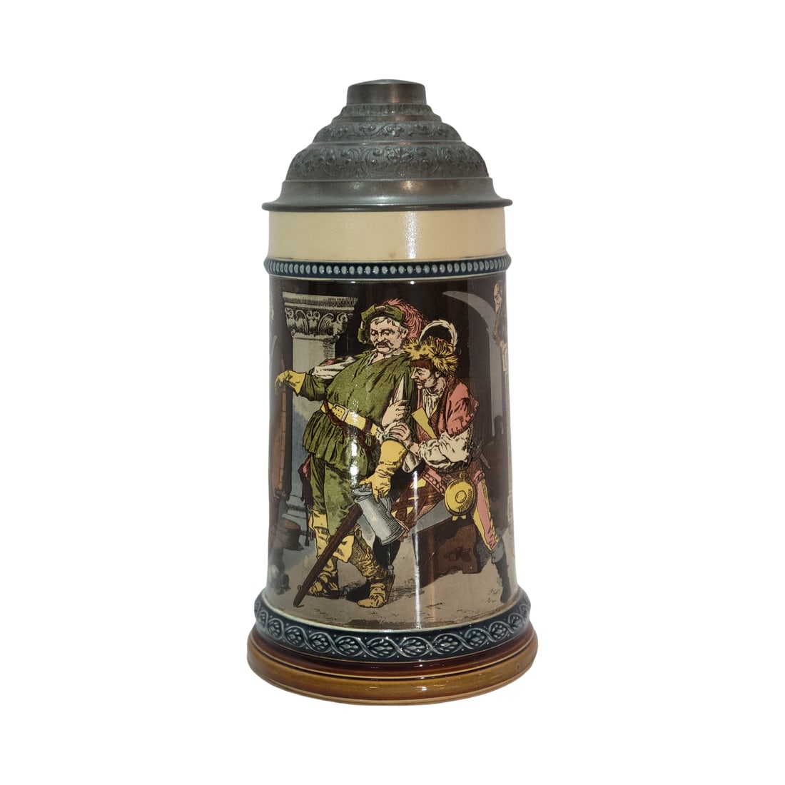 Villeroy & Boch Mettlach Stein #2271/1055, German Beer Stein, The Drunk (1 of 17)