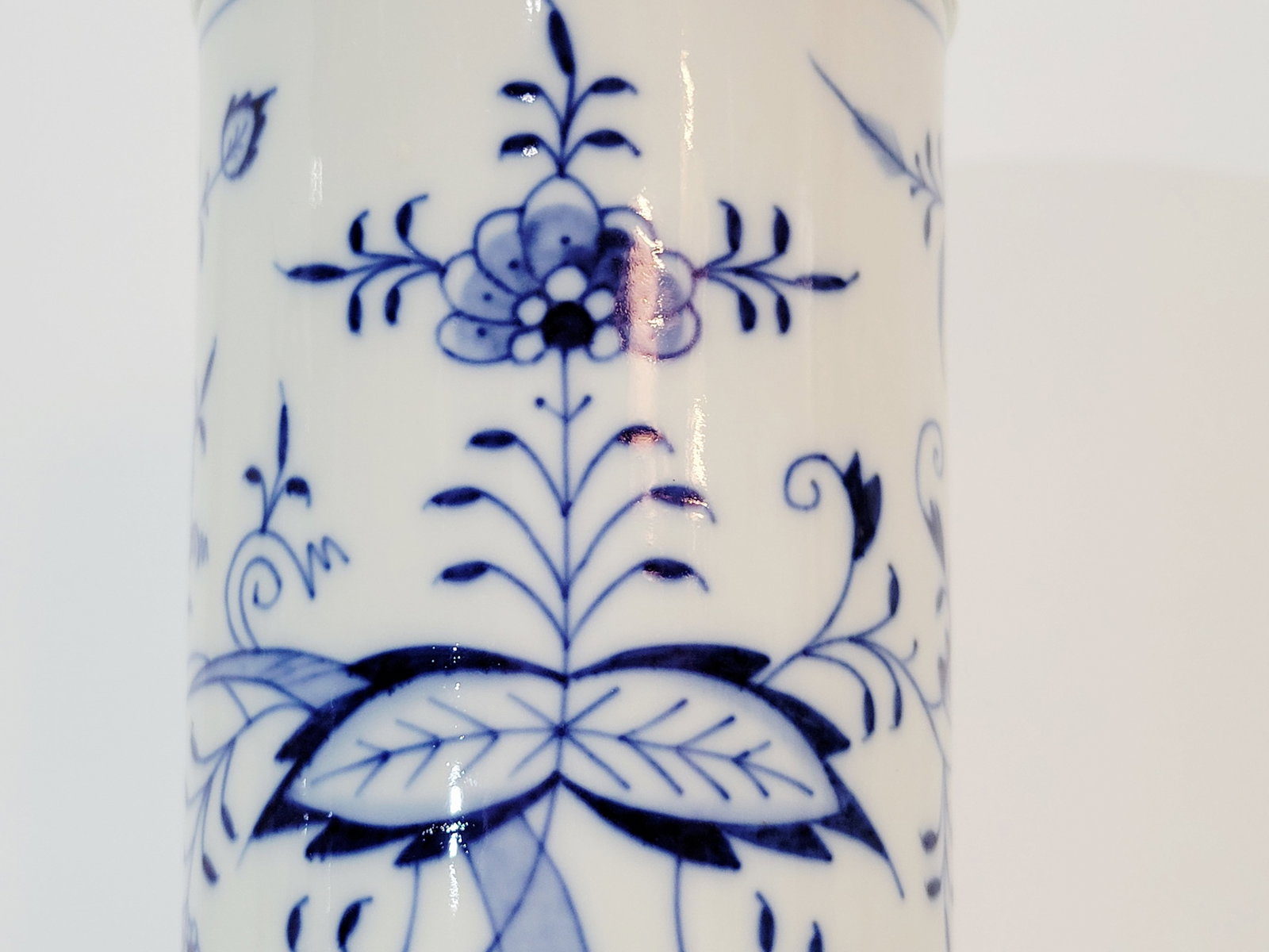 Porcelain Stein, German Beer Stein, Onion Pattern Stein - 6