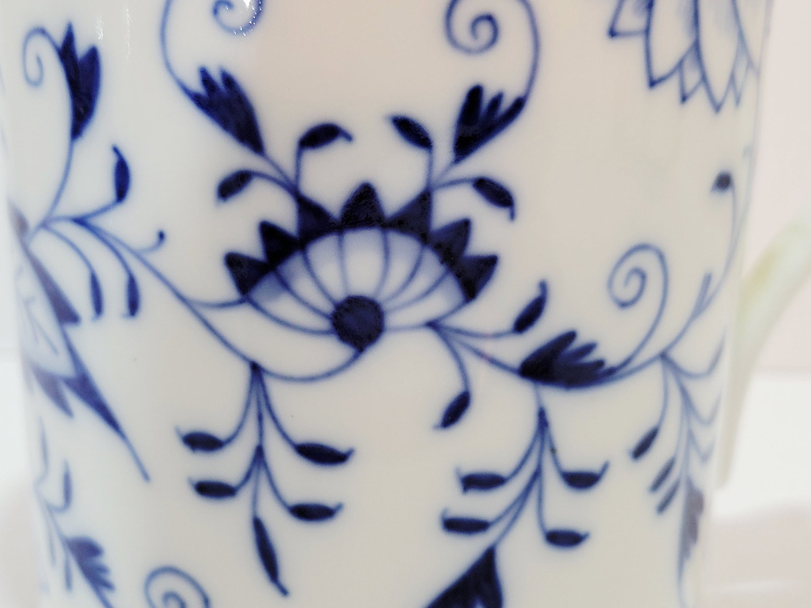 Porcelain Stein, German Beer Stein, Onion Pattern Stein - 7